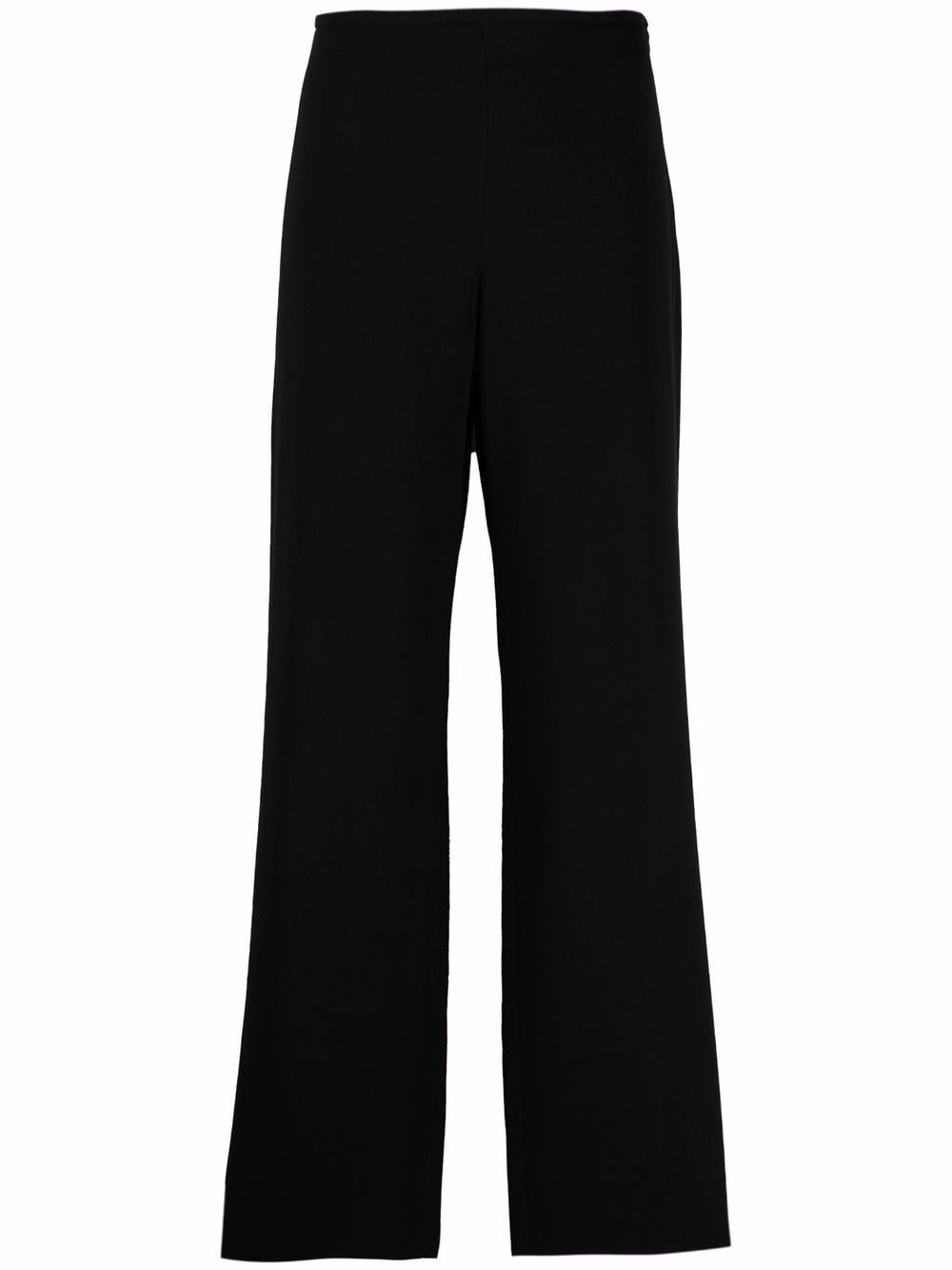 Emporio Armani high-waisted wide-leg pants - Black von Emporio Armani