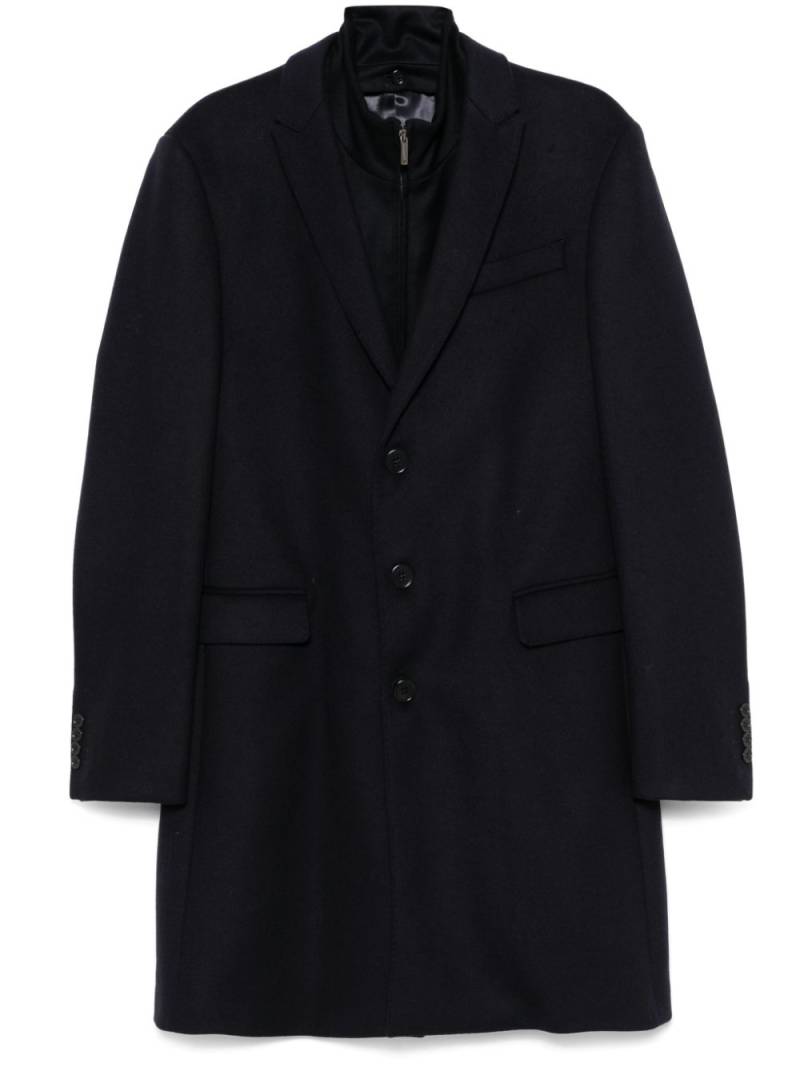 Emporio Armani layered coat - Blue von Emporio Armani