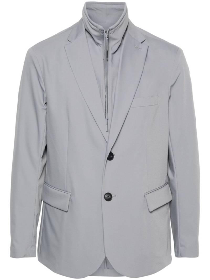 Emporio Armani layered-design jacket - Grey von Emporio Armani