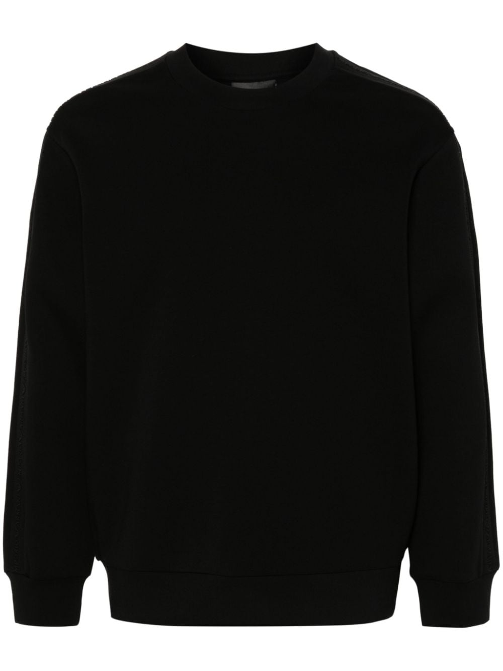 Emporio Armani logo-embossed sweatshirt - Black von Emporio Armani