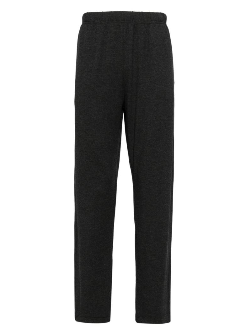 Emporio Armani logo-embroidered track pants - Black von Emporio Armani