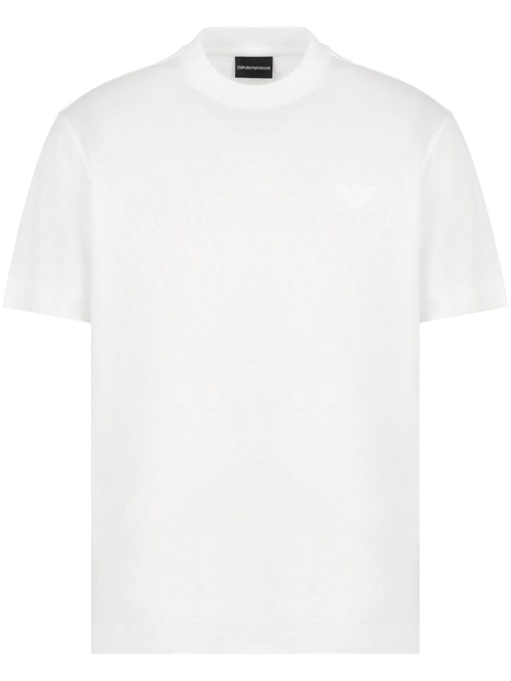 Emporio Armani logo-patch T-shirt - White von Emporio Armani