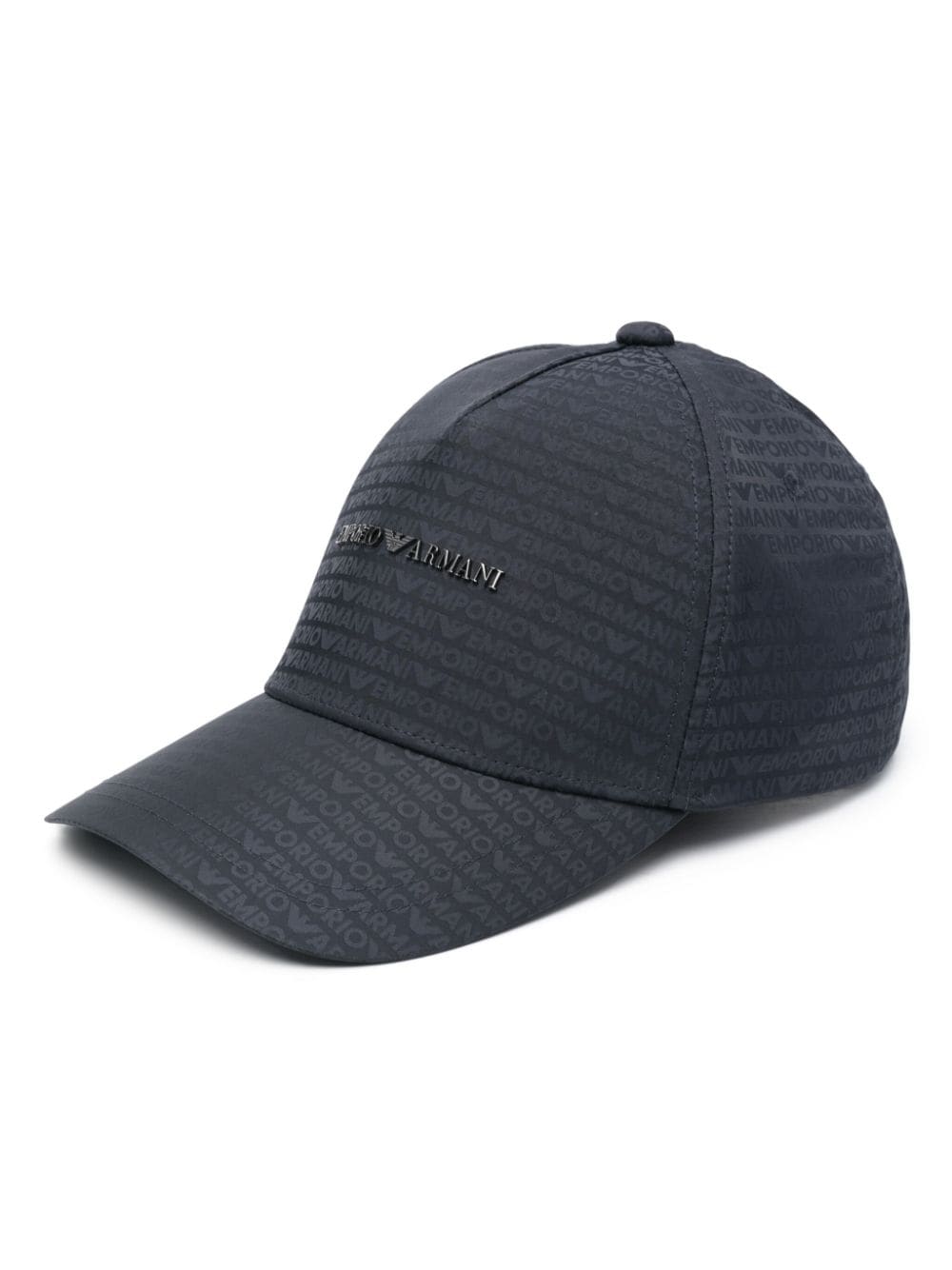 Emporio Armani logo-plaque hat - Blue von Emporio Armani