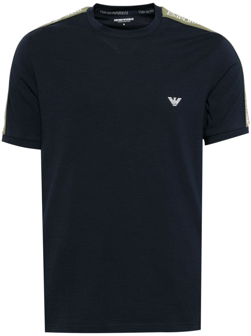 Emporio Armani logo-print T-shirt - Blue von Emporio Armani