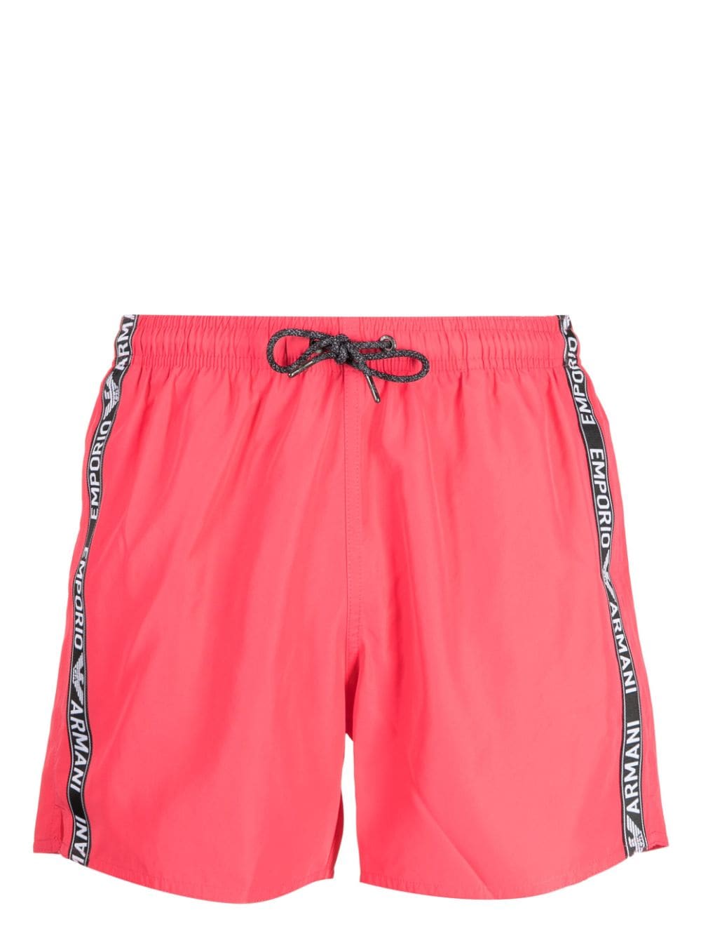 Emporio Armani logo-print drawstring swim shorts - Pink von Emporio Armani