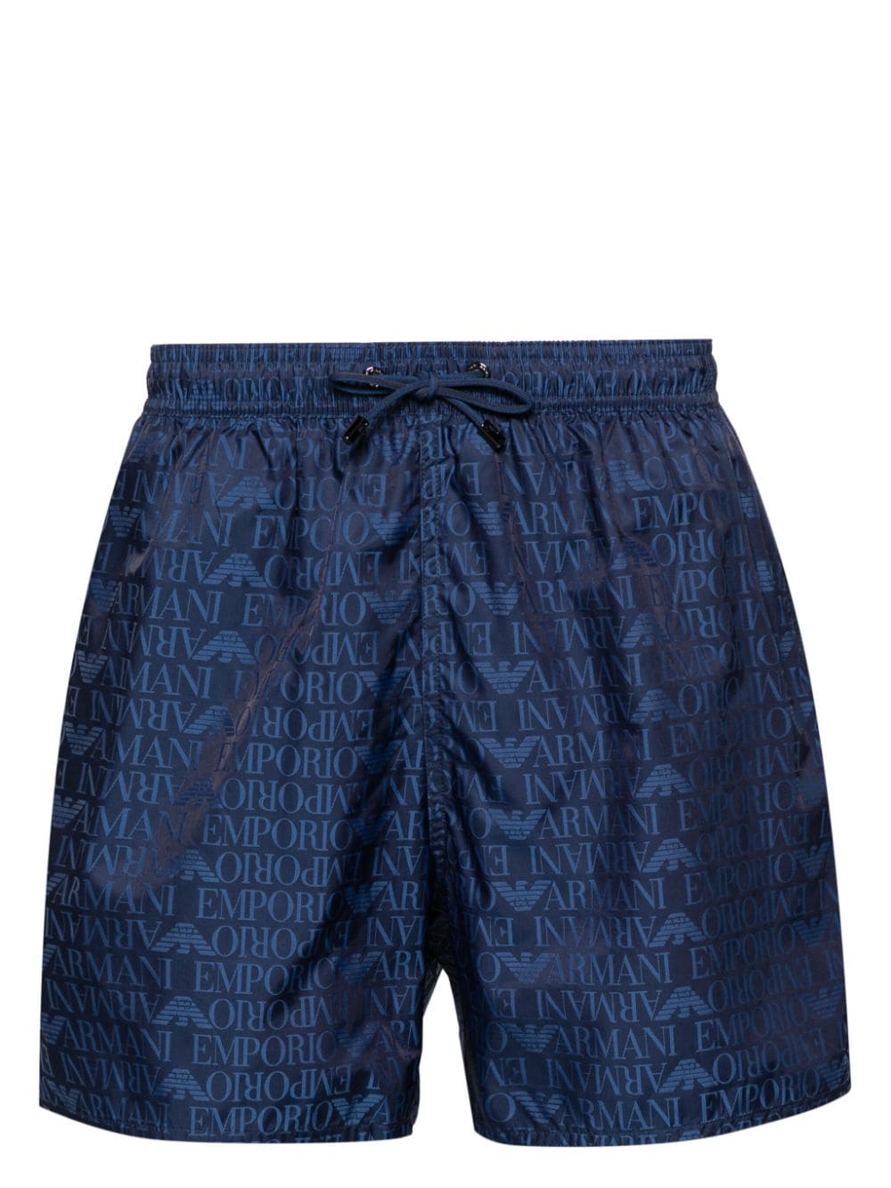 Emporio Armani logo-print swim shorts - Blue von Emporio Armani