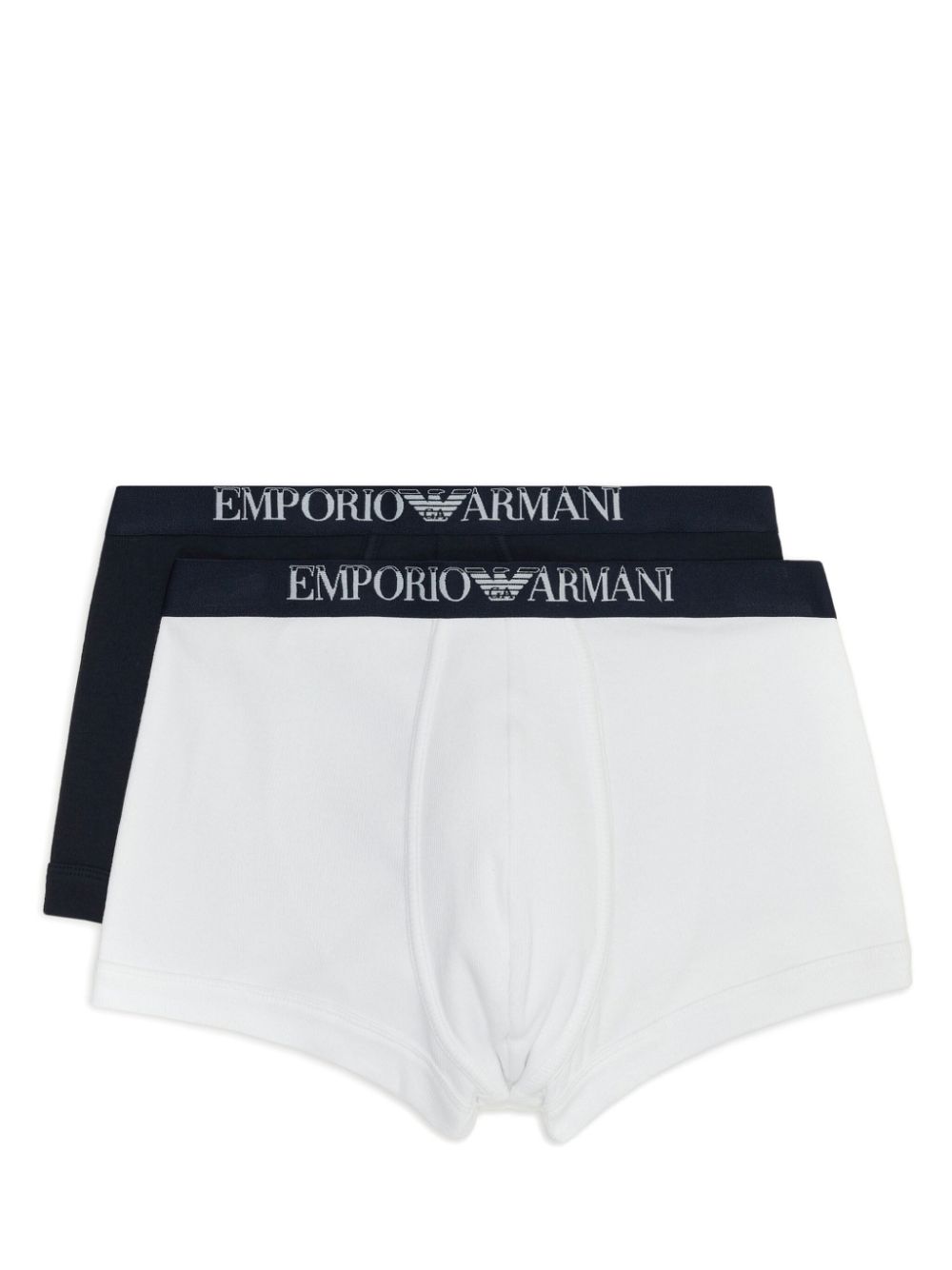 Emporio Armani logo-waistband boxers (pack of two) - White von Emporio Armani