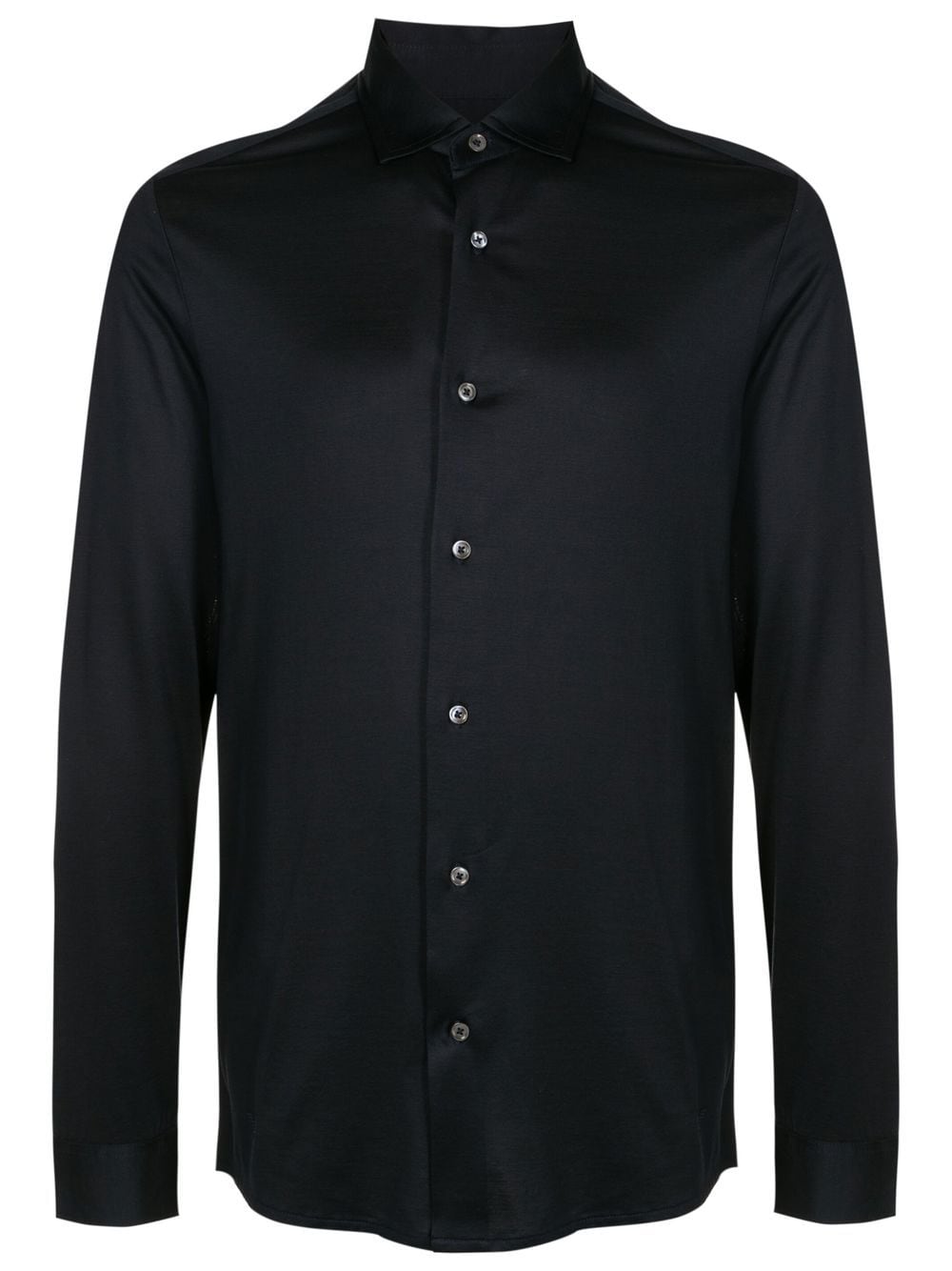 Emporio Armani long-sleeve poplin shirt - Blue von Emporio Armani