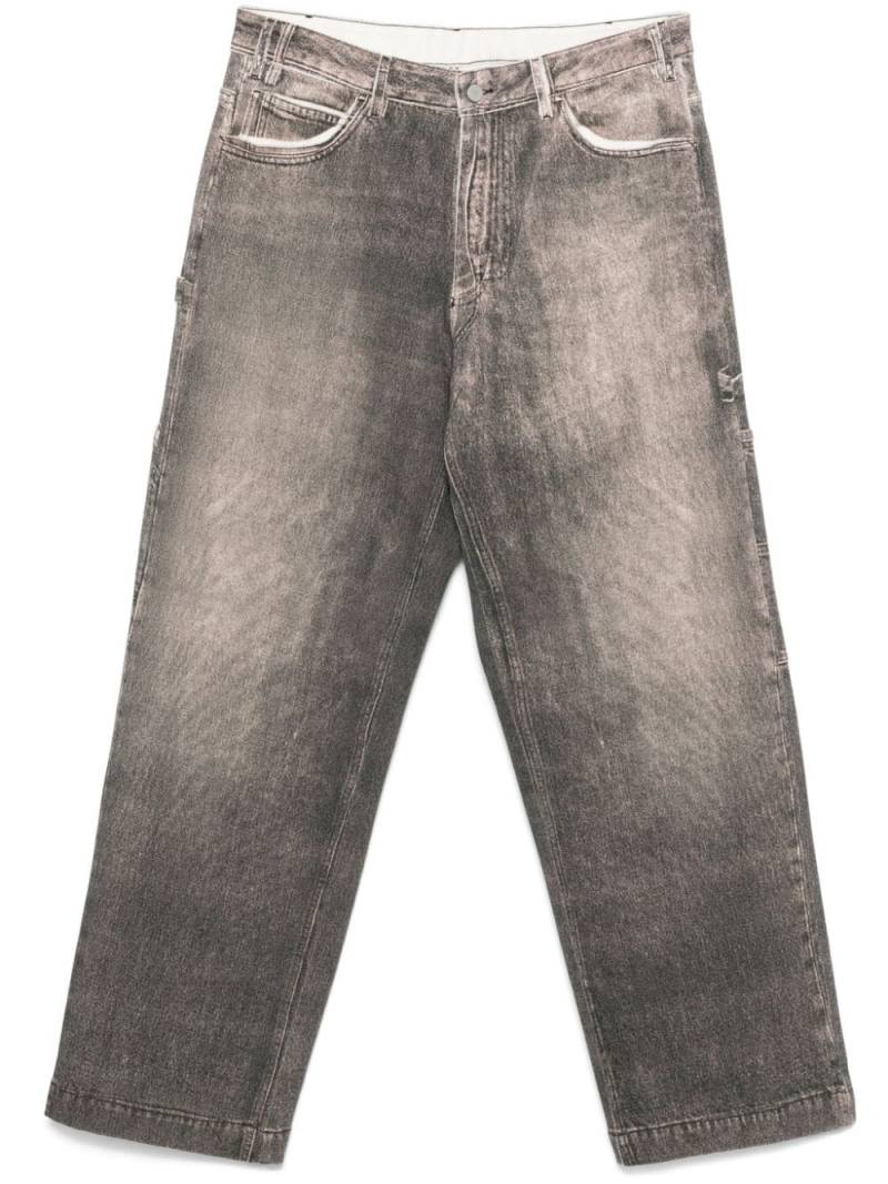 Emporio Armani loose-fit jeans - Brown von Emporio Armani