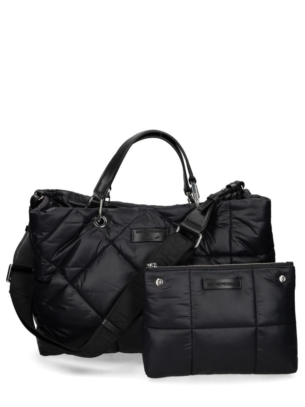 Emporio Armani medium Myea tote bag - Black von Emporio Armani