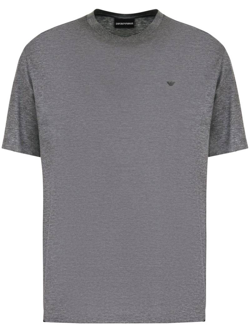 Emporio Armani mélange-effect T-shirt - Grey von Emporio Armani