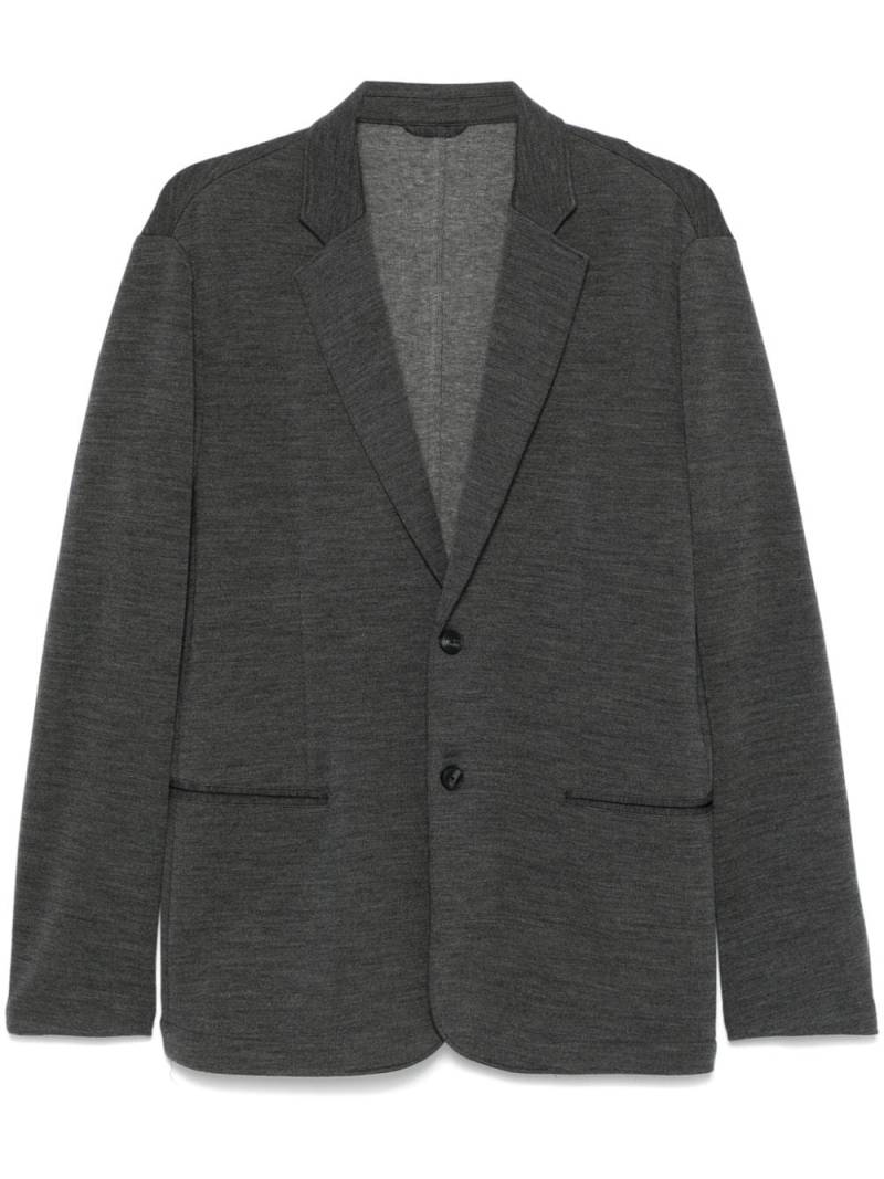 Emporio Armani mélange-effect blazer - Grey von Emporio Armani