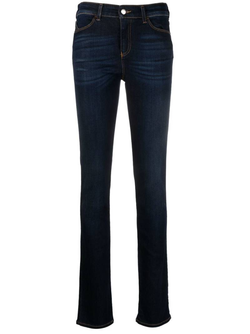 Emporio Armani mid-rise skinny jeans - Blue von Emporio Armani