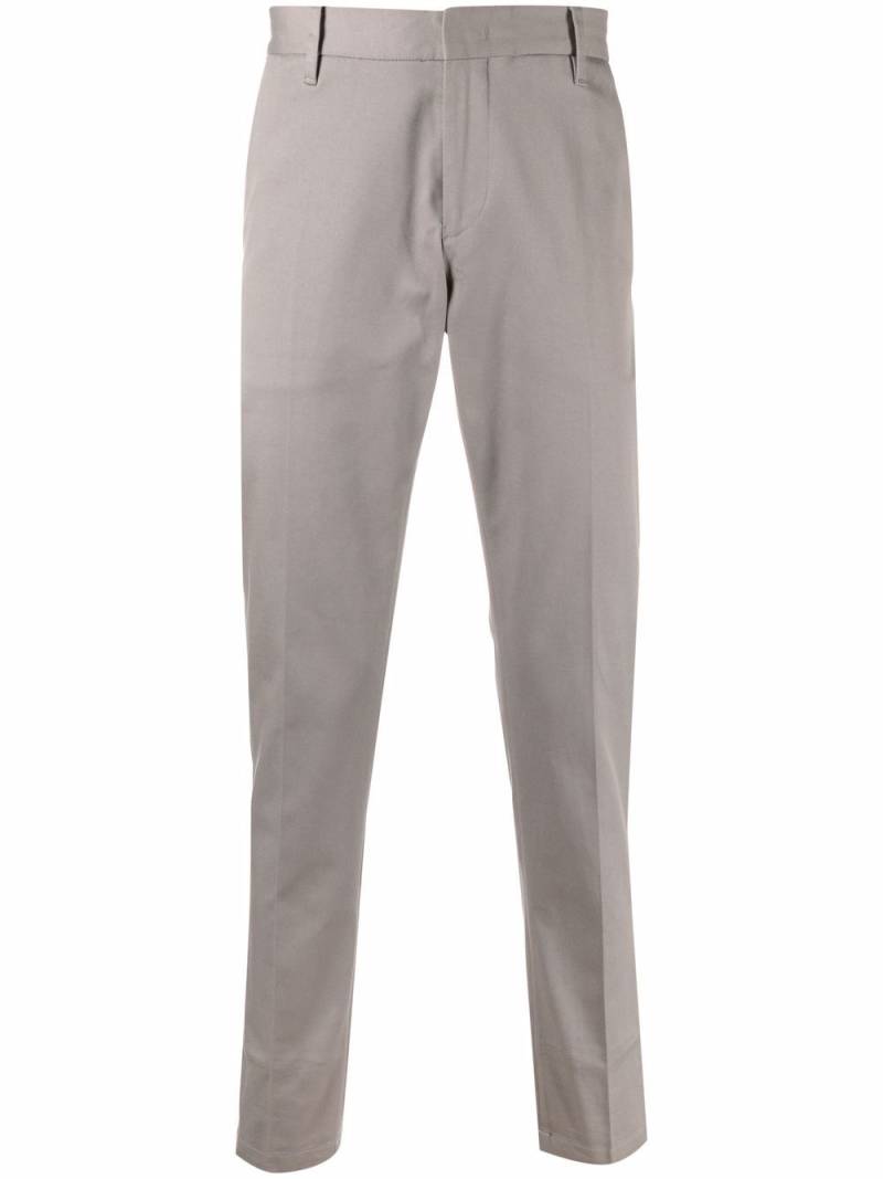 Emporio Armani mid-rise tailored trousers - Neutrals von Emporio Armani