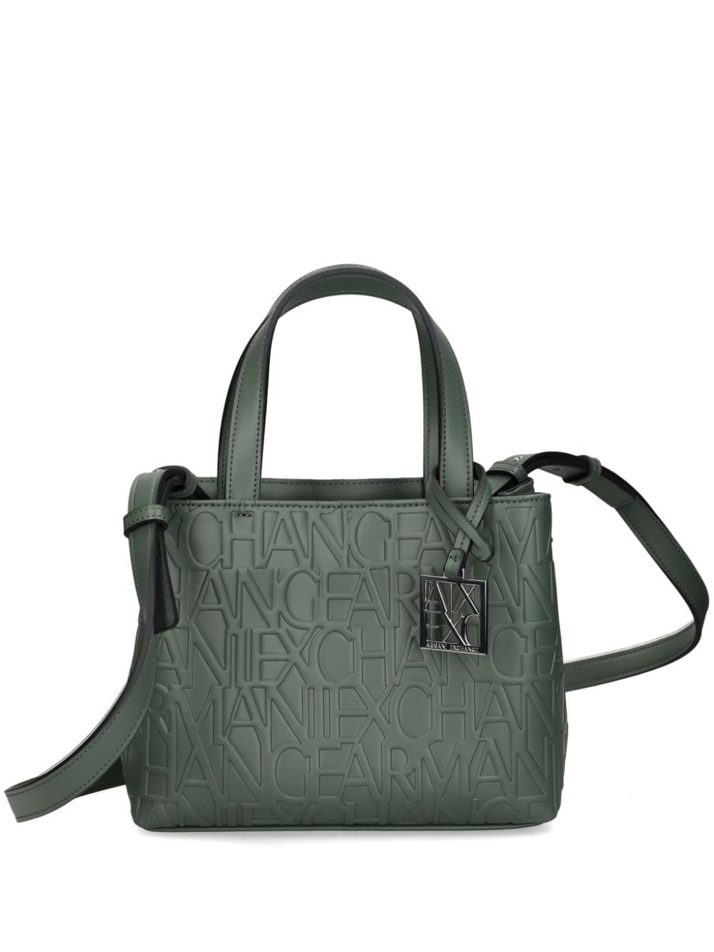 Emporio Armani monogram tote bag - Green von Emporio Armani