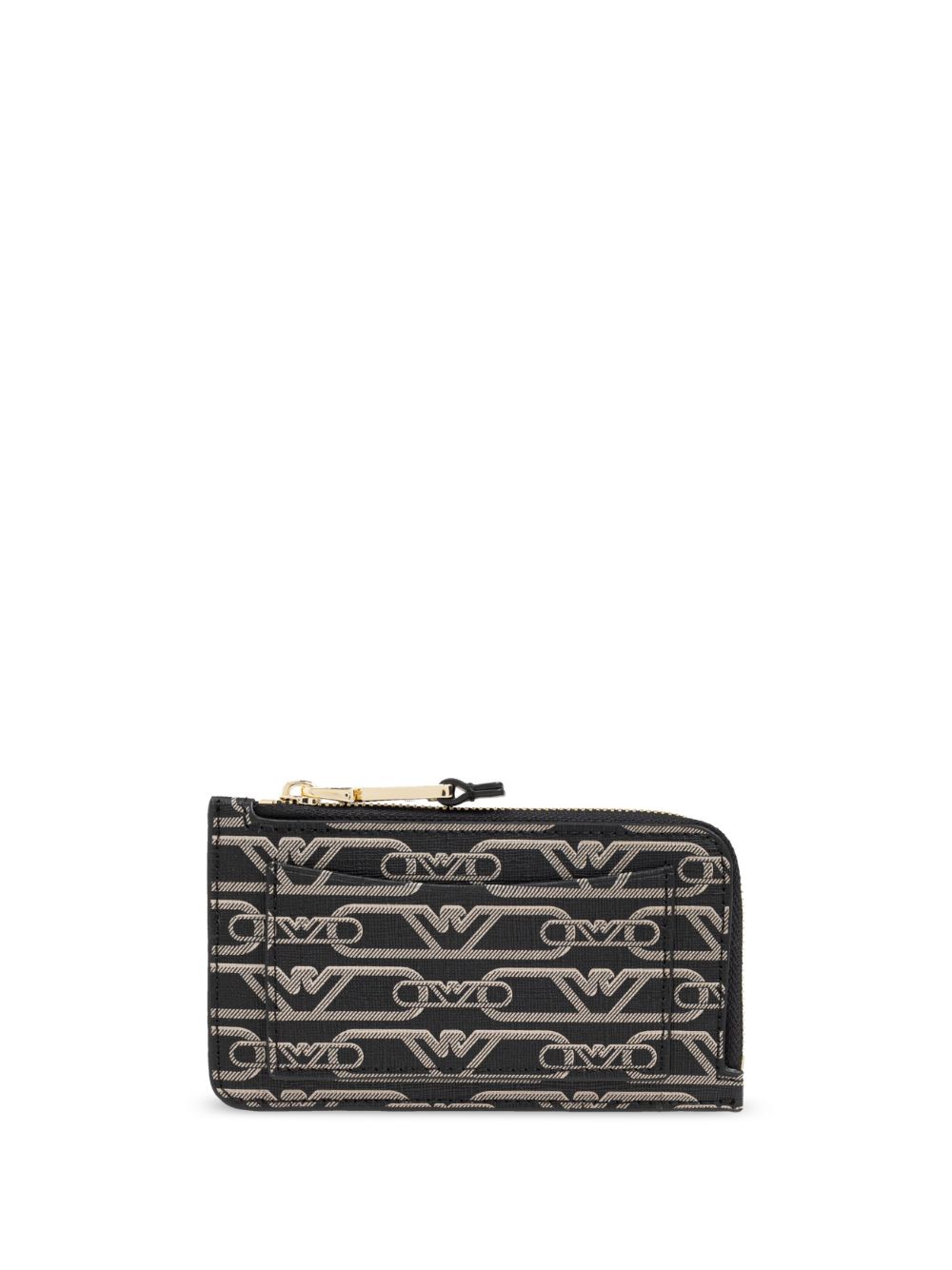 Emporio Armani monogram wallet - Black von Emporio Armani