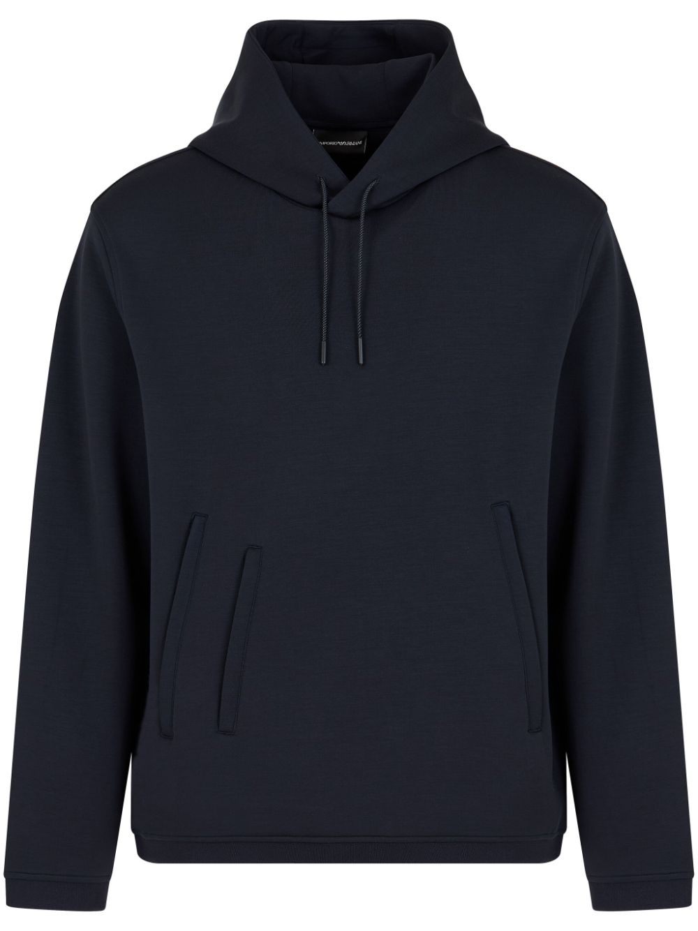 Emporio Armani multiple-pocket hoodie - Blue von Emporio Armani