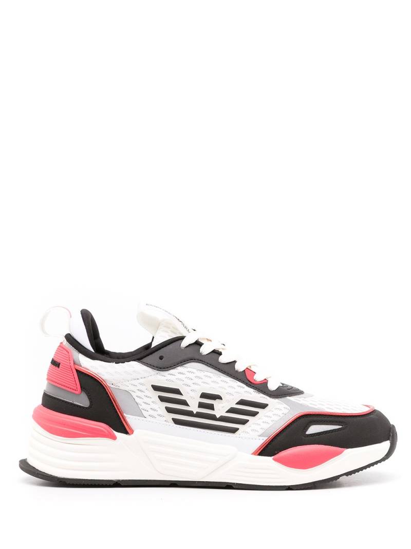 Emporio Armani panelled low-top sneakers - Multicolour von Emporio Armani