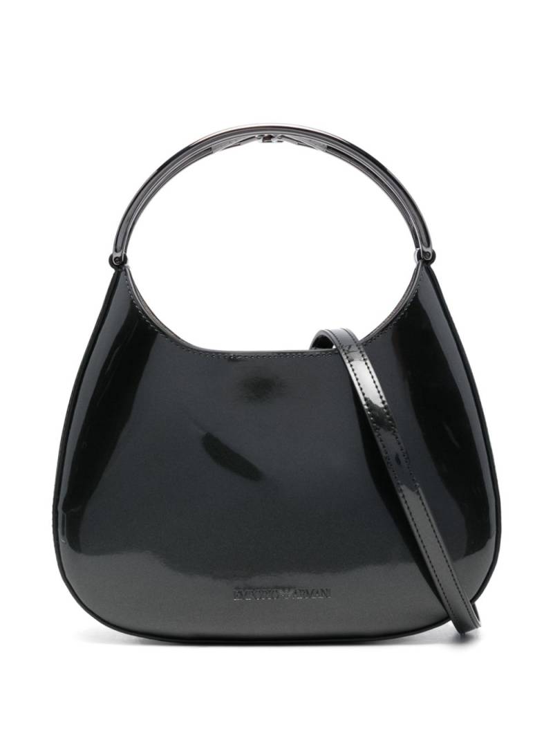 Emporio Armani patent mini bag - Black von Emporio Armani