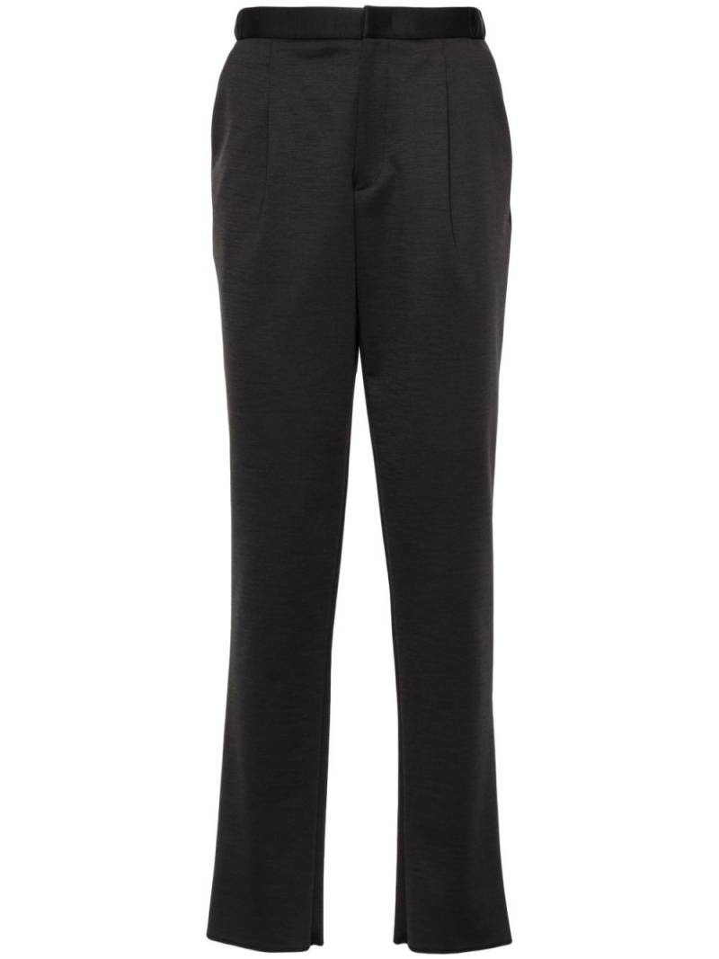 Emporio Armani pleat-detail trousers - Grey von Emporio Armani