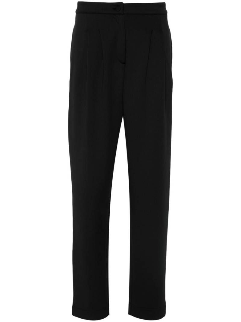 Emporio Armani pleat-detailing trousers - Black von Emporio Armani