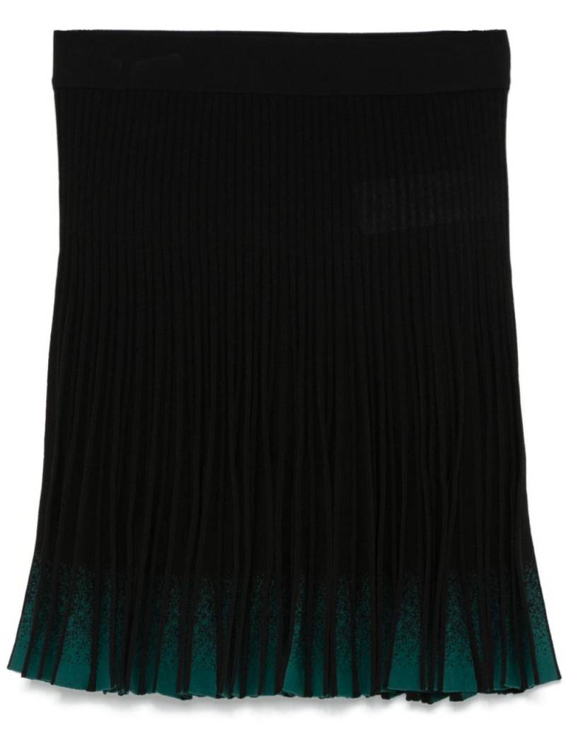 Emporio Armani pleated mini skirt - Black von Emporio Armani