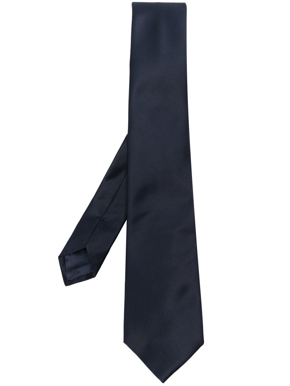 Emporio Armani pointed silk tie - Blue von Emporio Armani