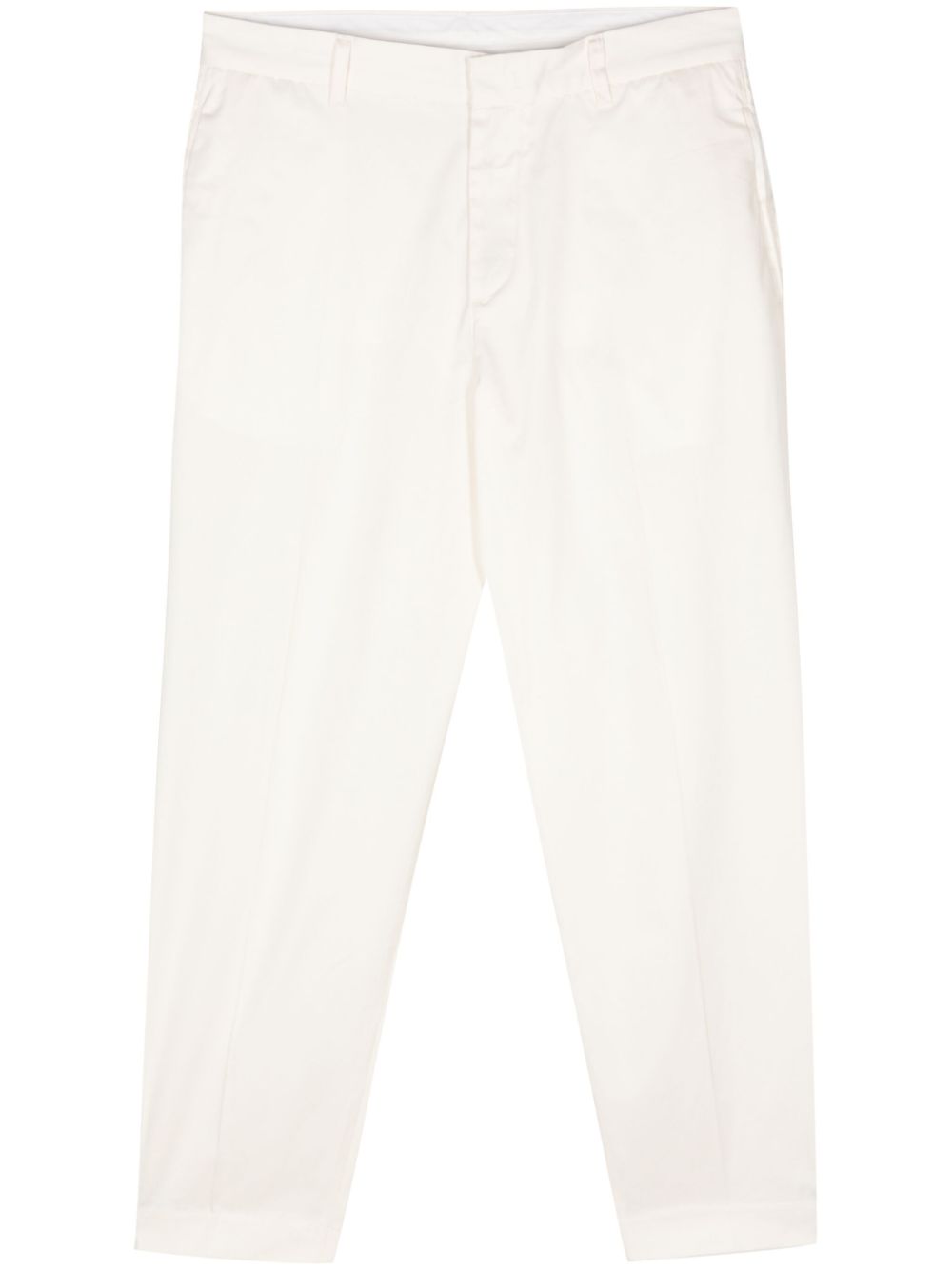 Emporio Armani pressed-crease trousers - Neutrals von Emporio Armani