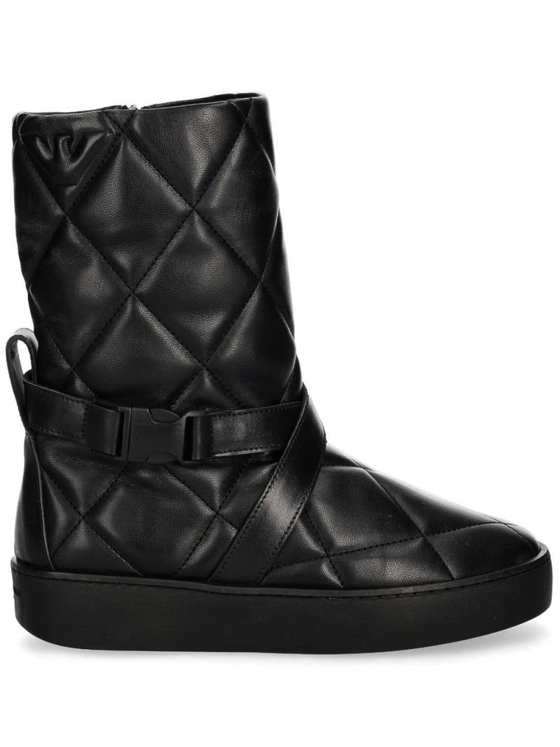 Emporio Armani quilted snow boots - Black von Emporio Armani