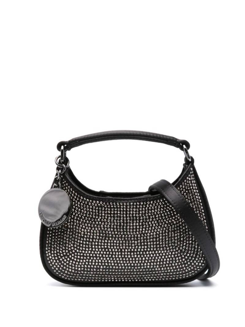 Emporio Armani rhinestone-embellished mini bag - Black von Emporio Armani