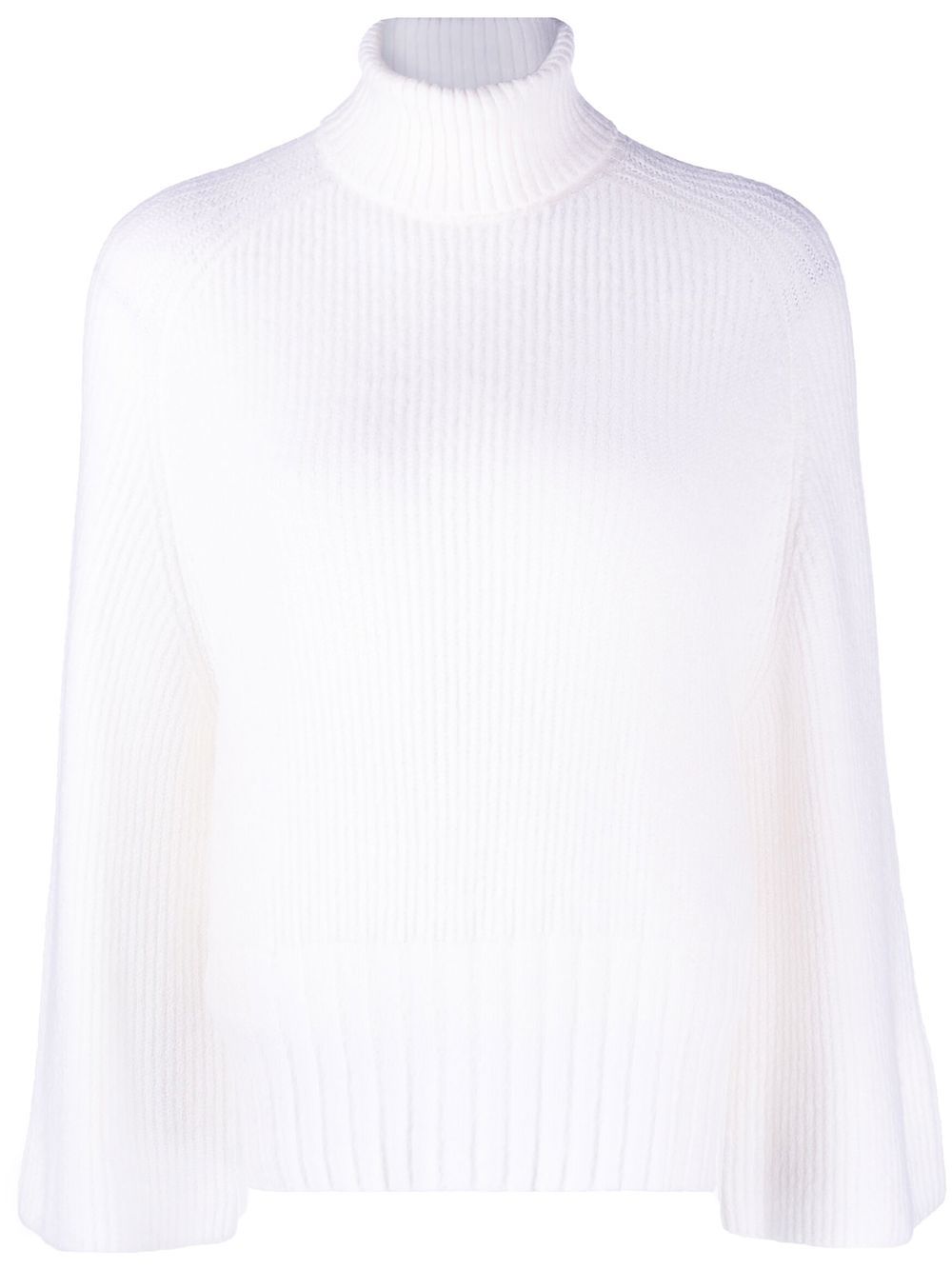 Emporio Armani ribbed-knit roll-neck jumper - Neutrals von Emporio Armani