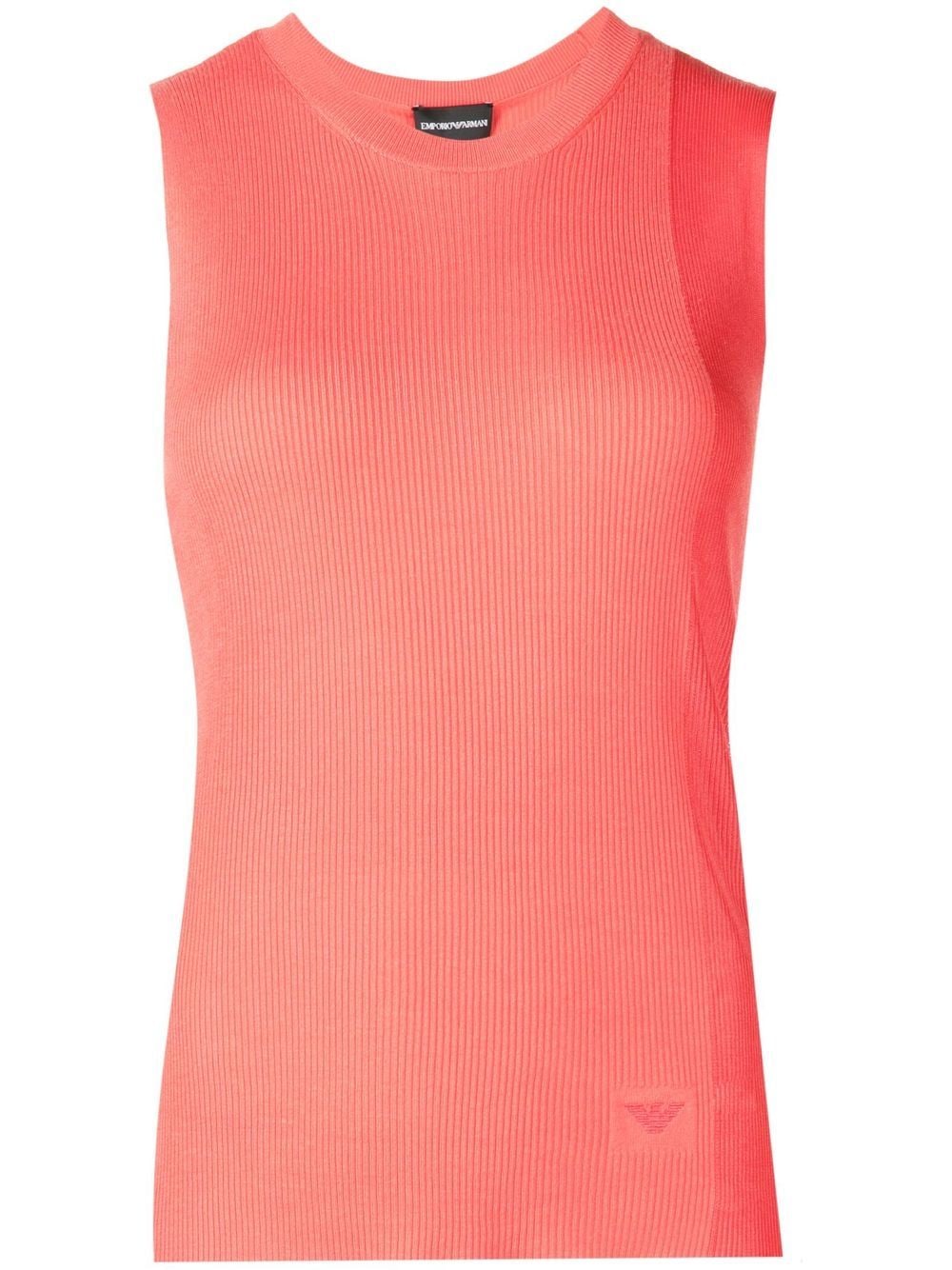 Emporio Armani ribbed tank top - Pink von Emporio Armani