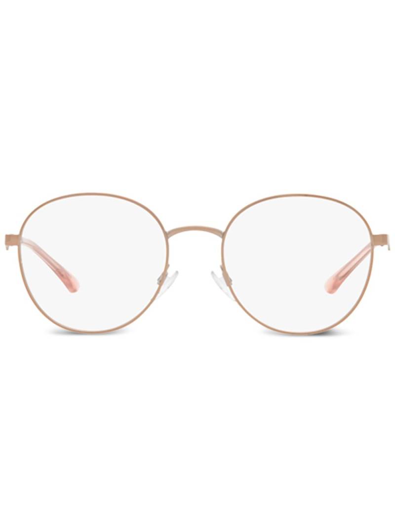 Emporio Armani round frame glasses - Pink von Emporio Armani