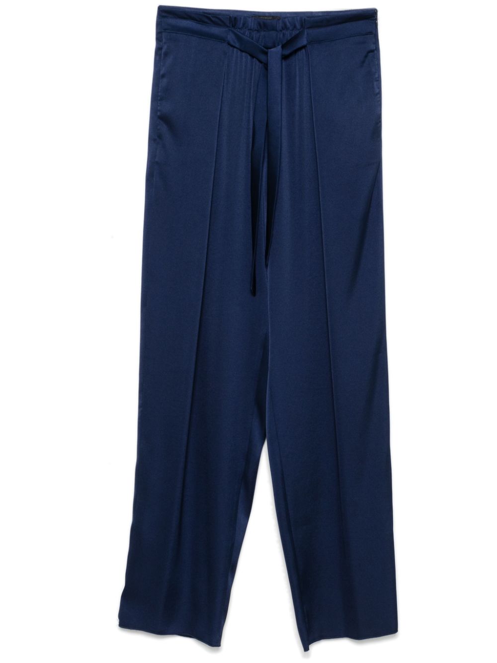 Emporio Armani satin trousers - Blue von Emporio Armani