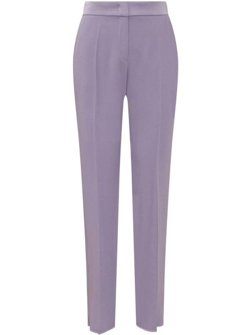 Emporio Armani satin trousers - Purple von Emporio Armani