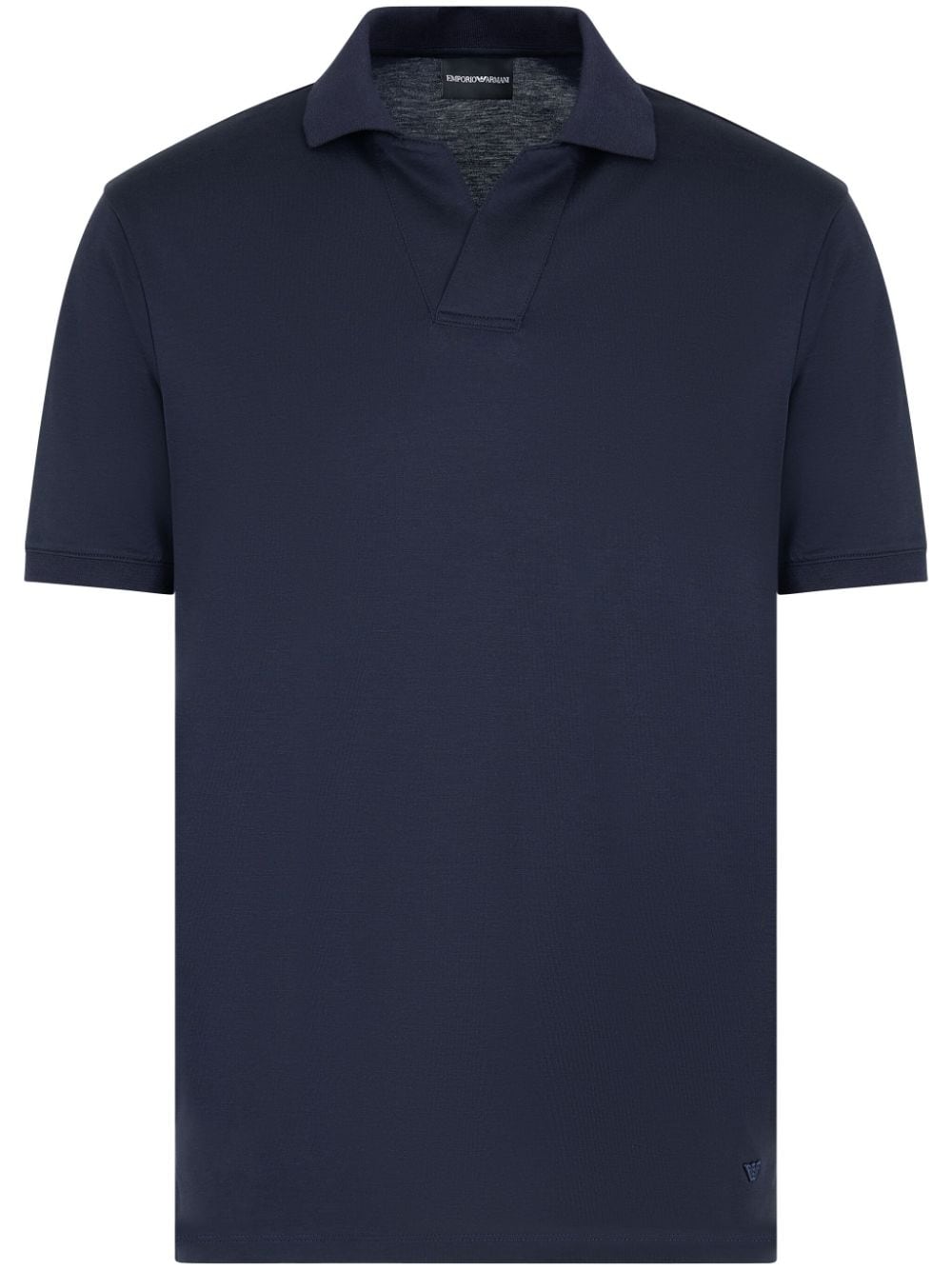 Emporio Armani short-sleeved polo shirt - Blue von Emporio Armani