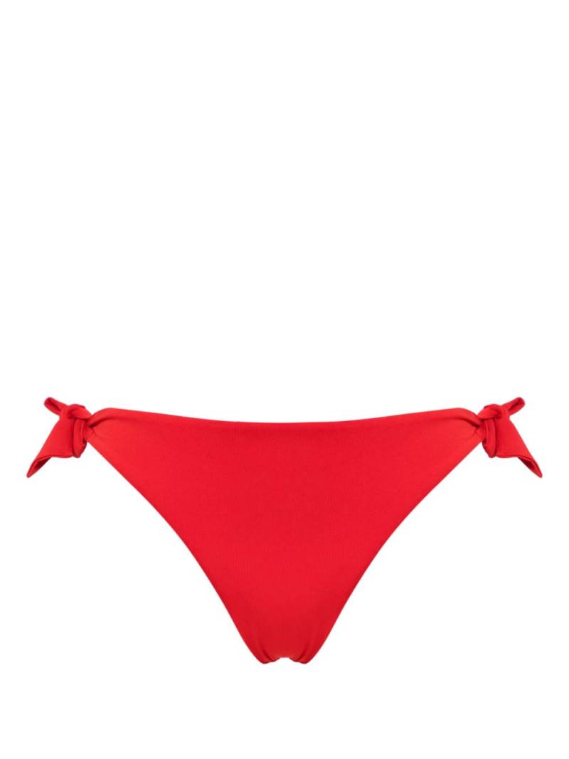 Emporio Armani side-tie bikini bottoms - Red von Emporio Armani