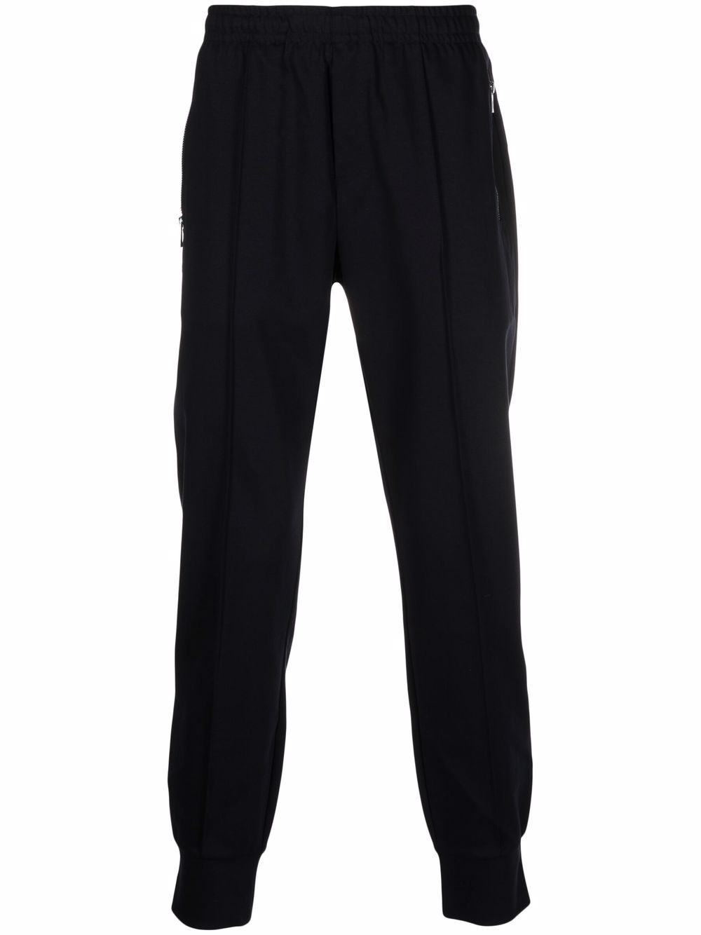 Emporio Armani side-zip pocket track pants - Blue von Emporio Armani