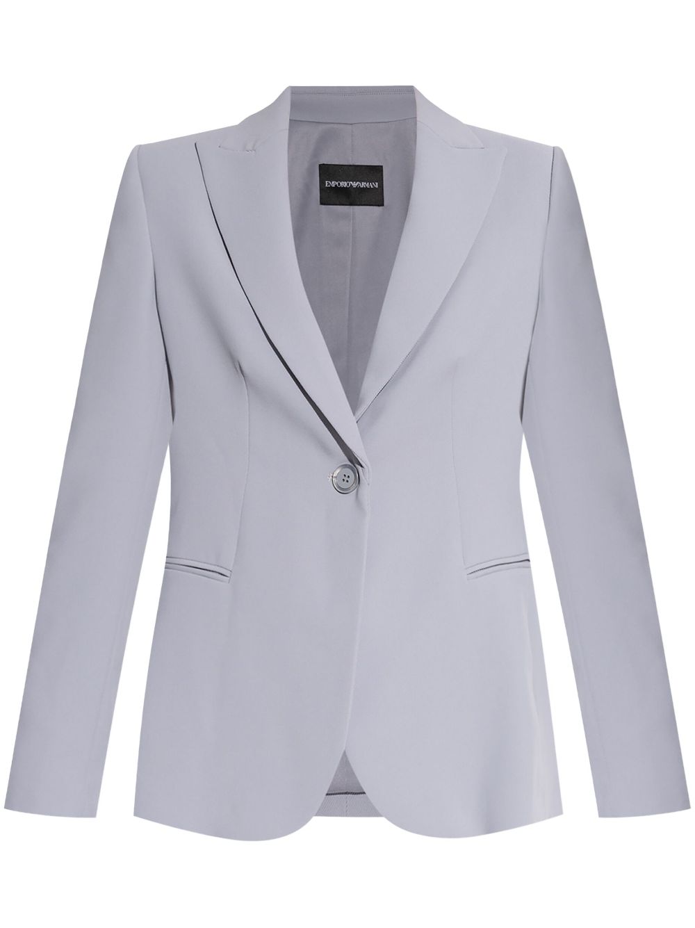 Emporio Armani single-breasted blazer - Grey von Emporio Armani