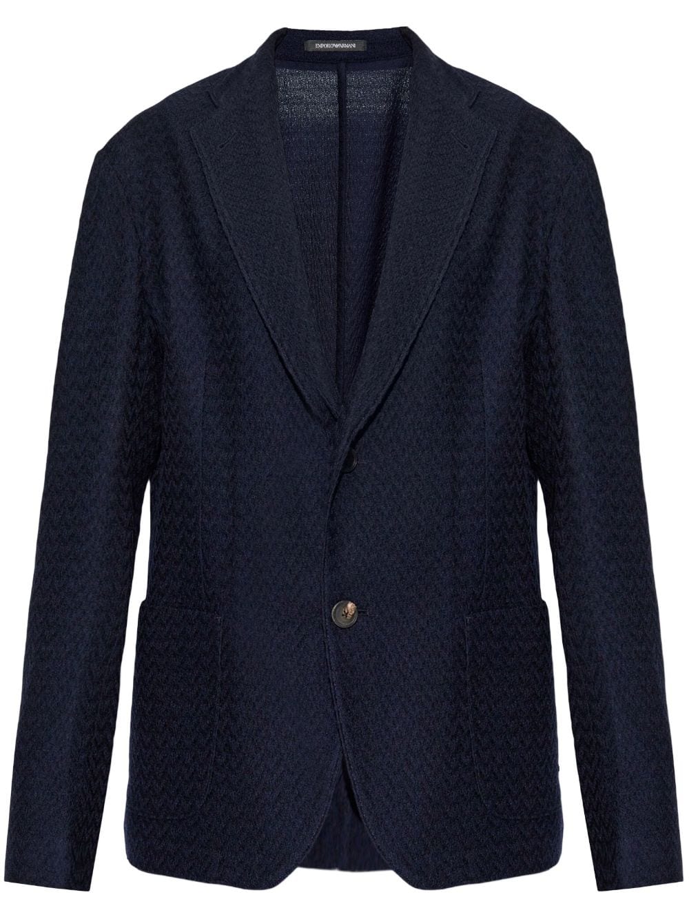 Emporio Armani single-breasted blazer - Blue von Emporio Armani