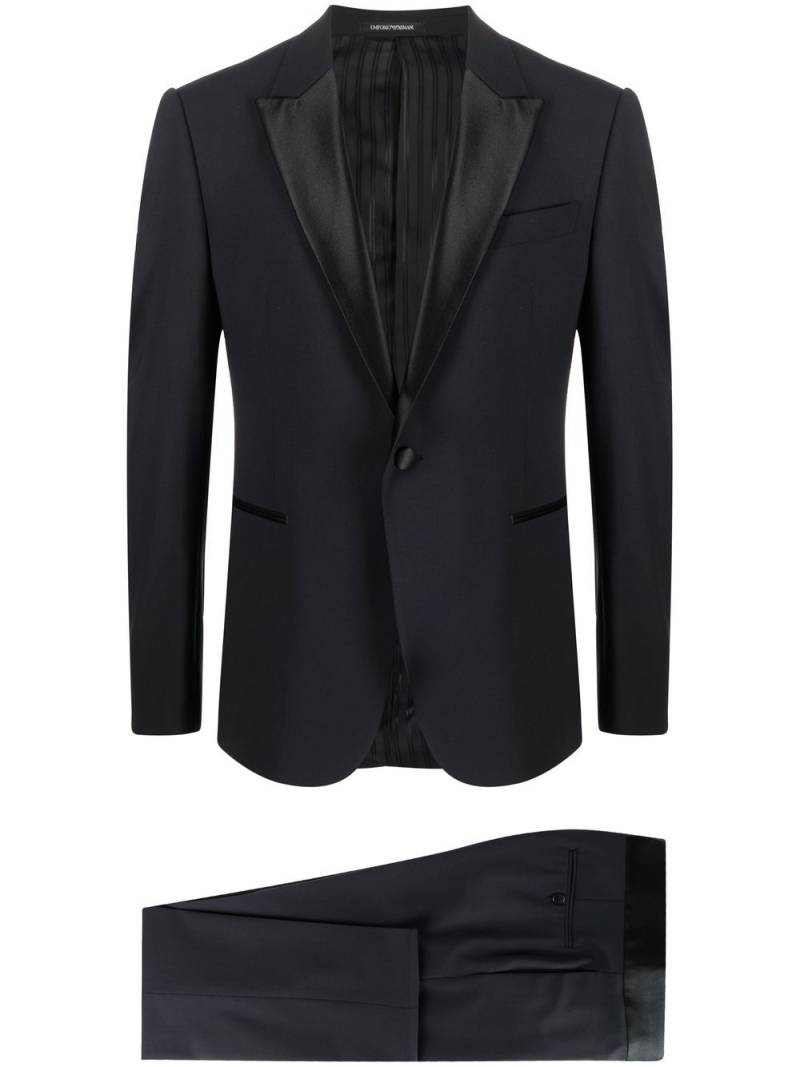 Emporio Armani single-breasted suit - Blue von Emporio Armani