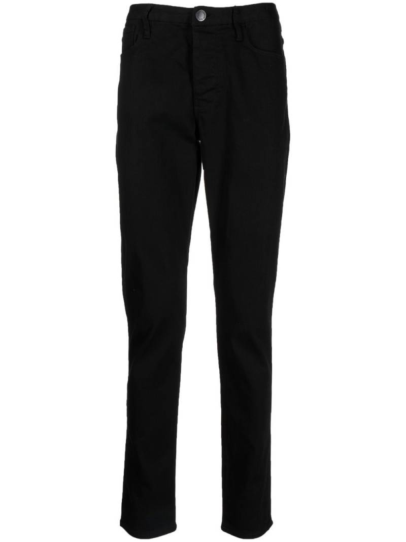 Emporio Armani slim-cut denim jeans - Black von Emporio Armani