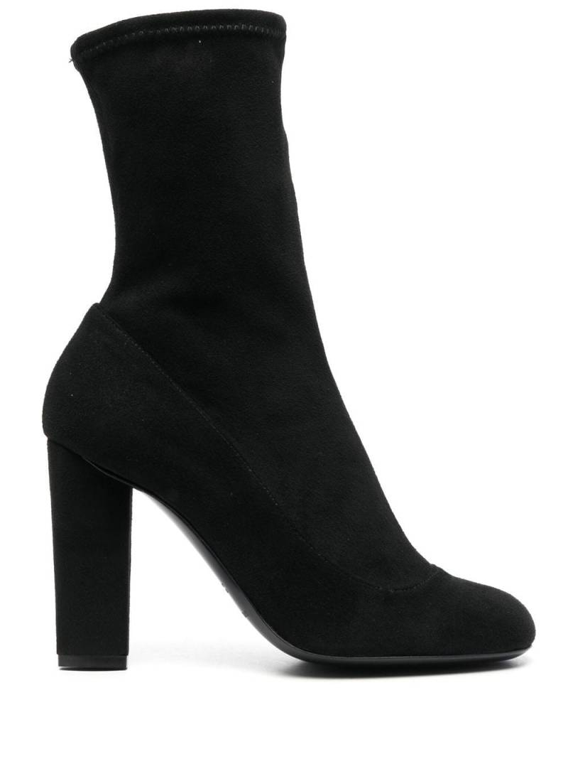 Emporio Armani sock-style heeled ankle boots - Black von Emporio Armani