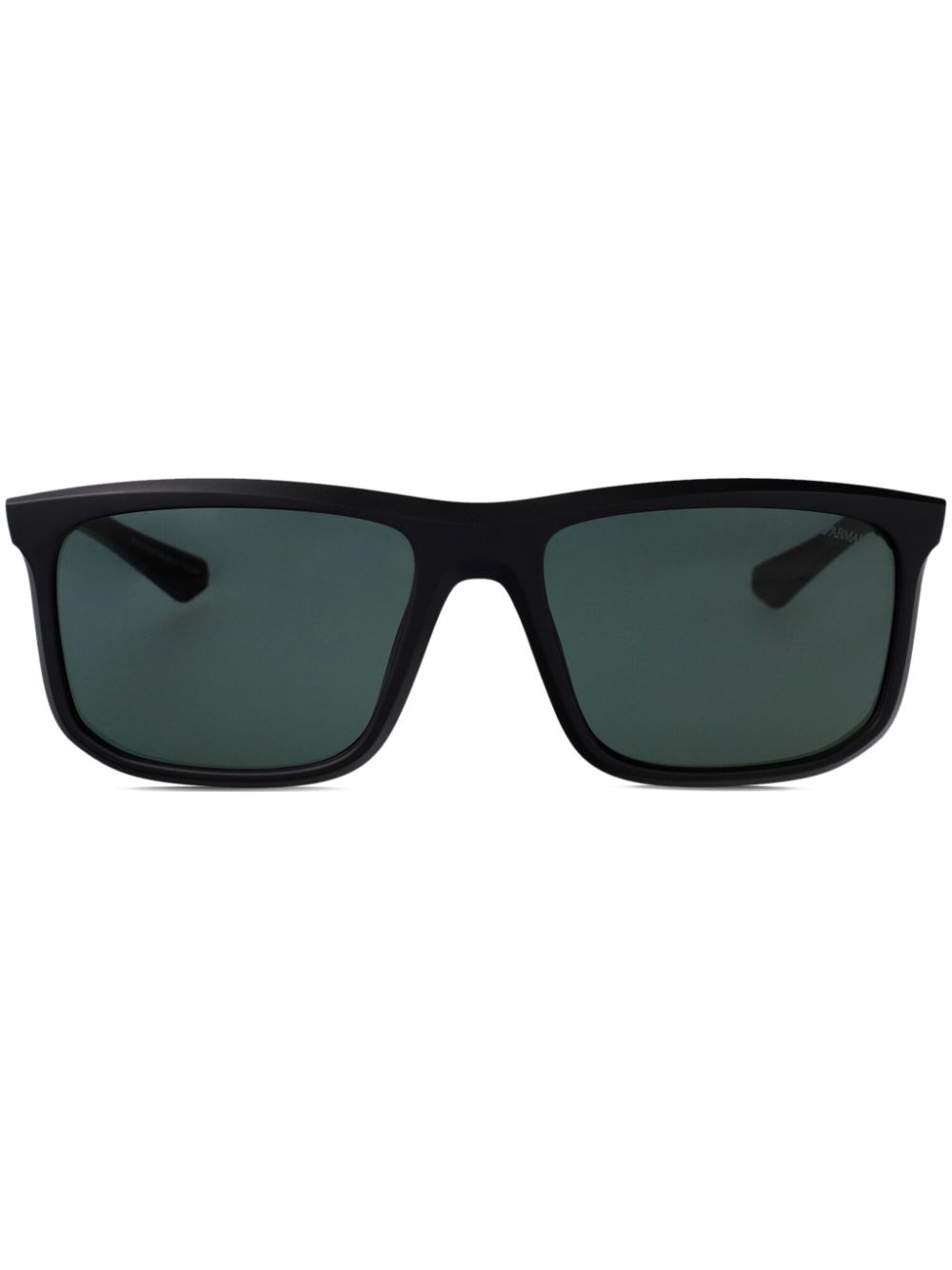 Emporio Armani square-frame matte sunglasses - Black von Emporio Armani