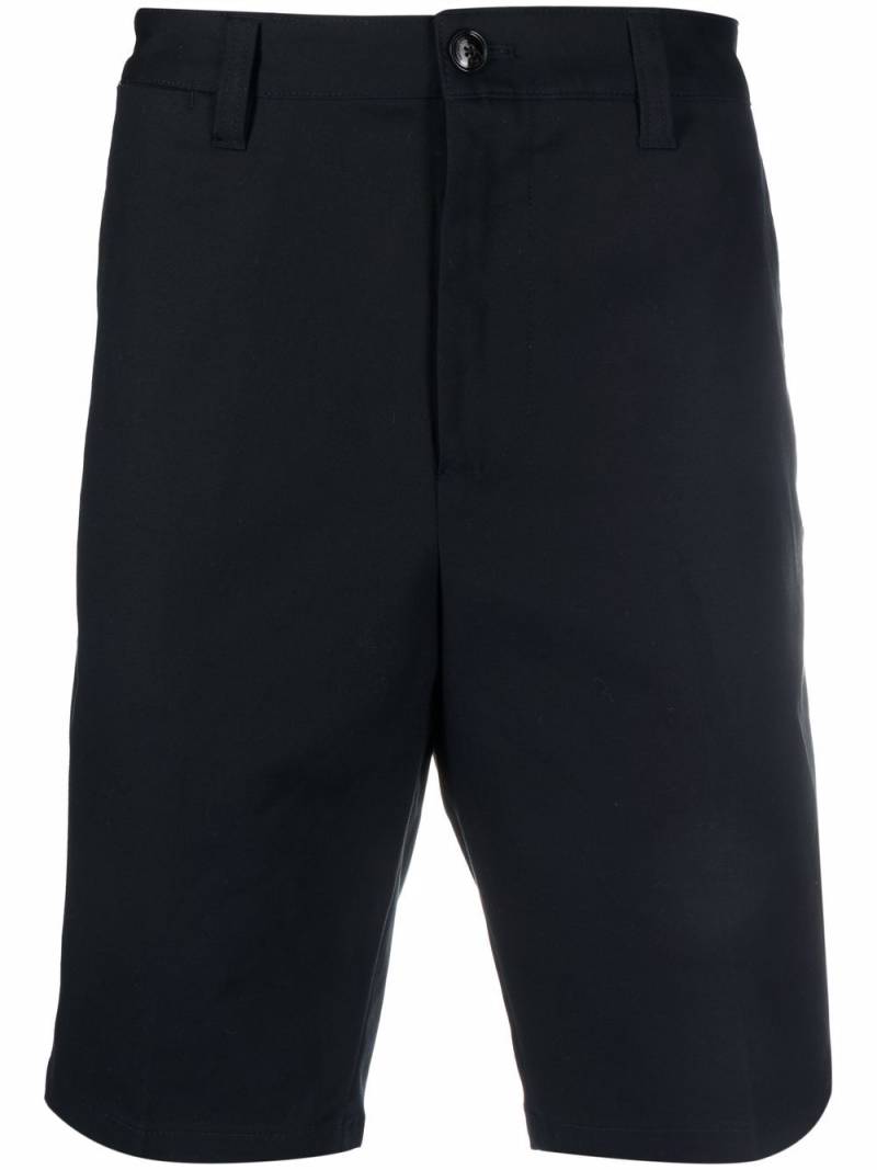 Emporio Armani straight-leg chino shorts - Blue von Emporio Armani