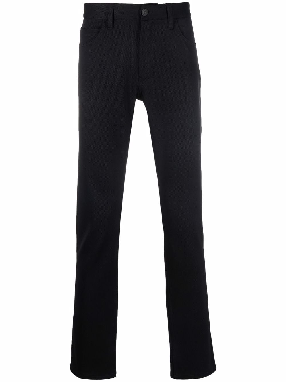 Emporio Armani straight-leg chino trousers - Black von Emporio Armani