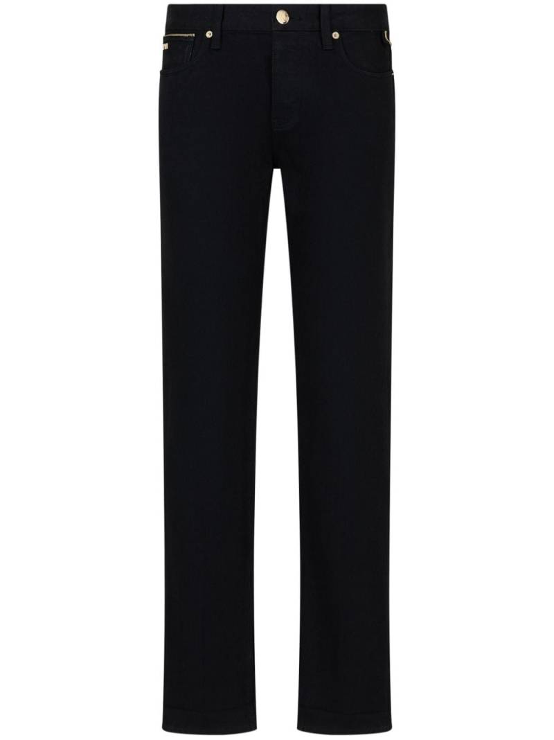 Emporio Armani straight-leg jeans - Black von Emporio Armani