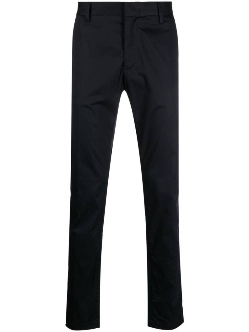 Emporio Armani straight leg tailored trousers - Blue von Emporio Armani