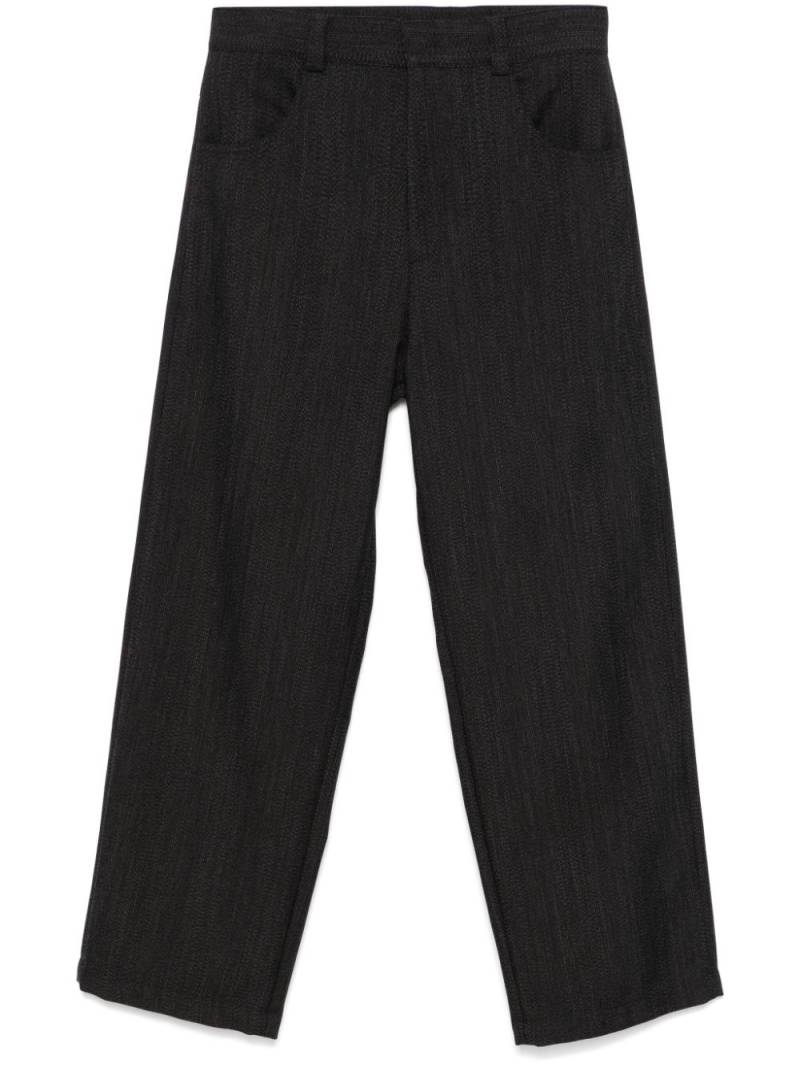 Emporio Armani straight-leg trousers - Grey von Emporio Armani