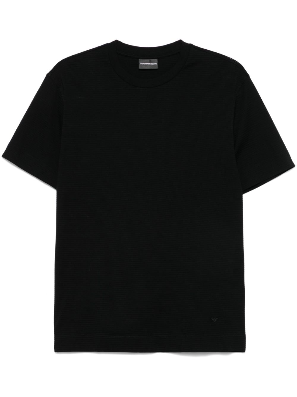 Emporio Armani striped T-shirt - Black von Emporio Armani